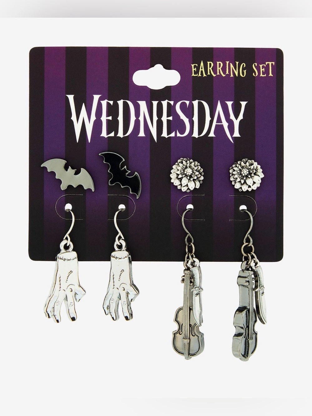 NWT Neon Tuesday Wednesday 4 pack earring set